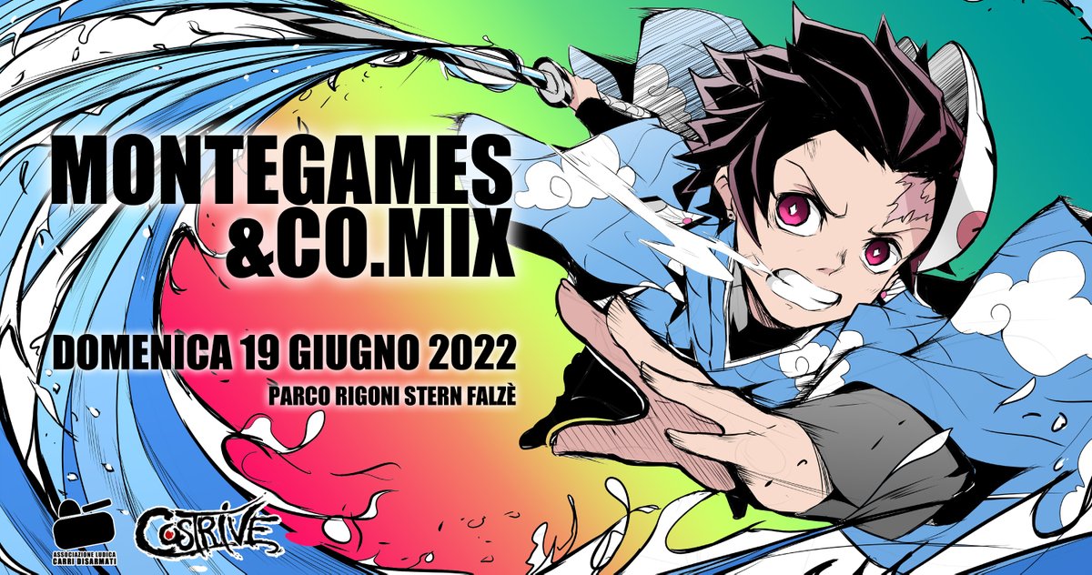 Costrive's tweet photo. Quest'anno dopo una lunga pausa ritorna la gara cosplay al Montegames &amp; Co.Mix!

Per maggiori info seguite l'evento su facebook:
https://t.co/HgEByxmjfl
#costrive #garacosplay #montegames2022 https://t.co/Mt3b2e08vk