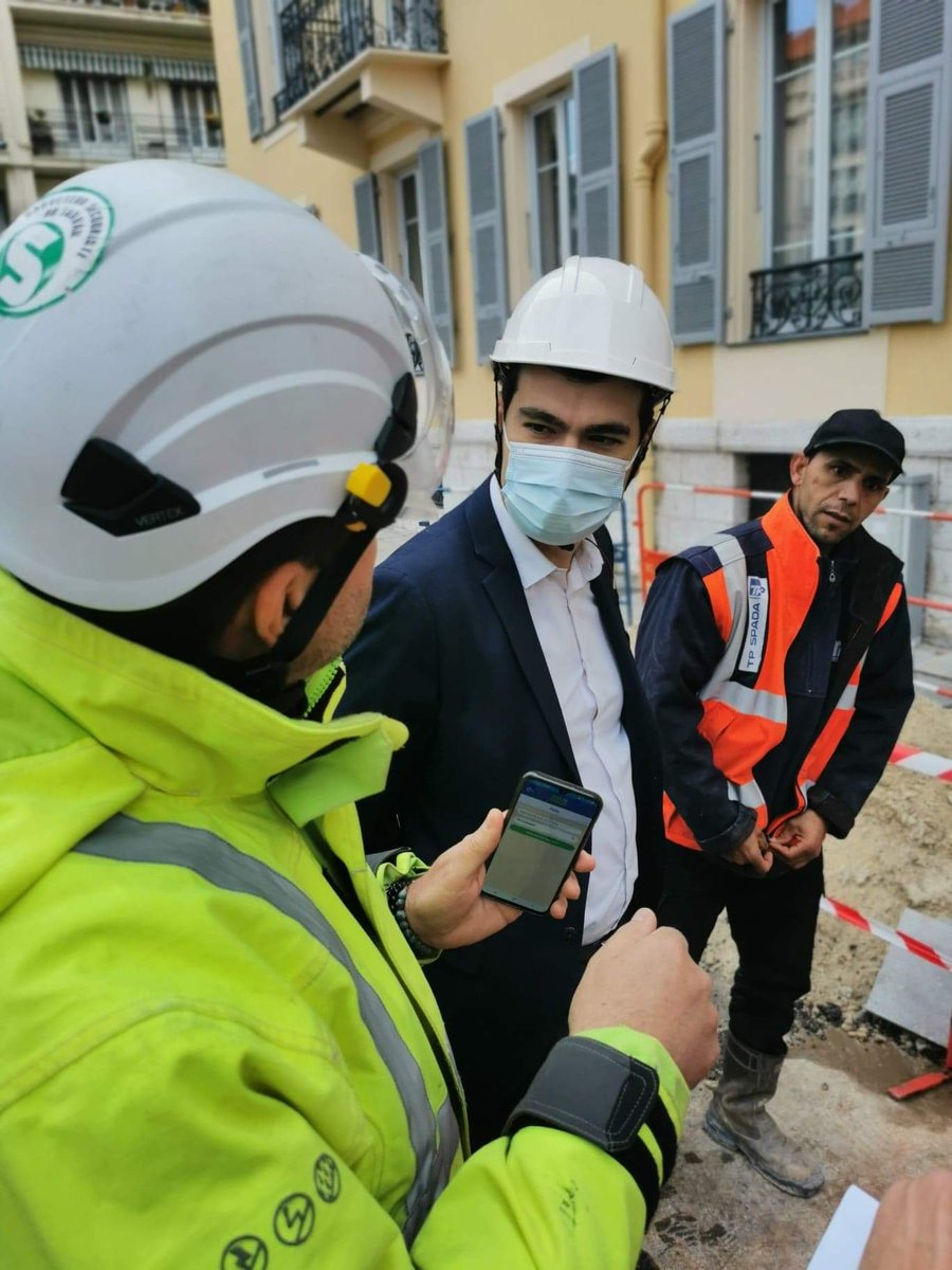 GaelNofri's tweet photo. Matinée consacrée à la visite des chantiers en cours avec les équipes d @enedis pour inspecter les différents travaux en cours sur la @VilledeNice . https://t.co/WT81RAjoVt