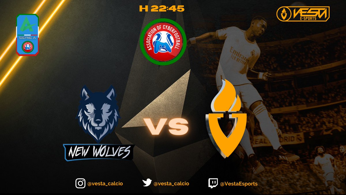 vesta_calcio's tweet photo. ⚽ MATCHDAY ⚽
🏆 #acfitaly
⏱️ 22.45
🆚 #newwolves https://t.co/iwsFS3UDfN