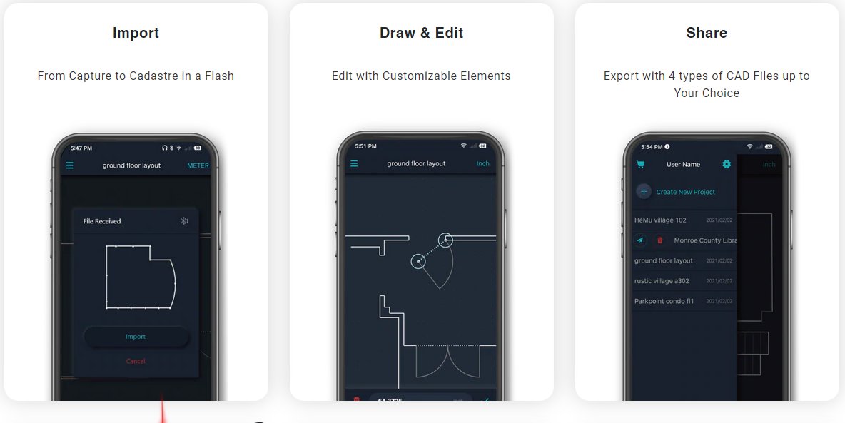 Meazor cuesta 199 u$d. 
Derecho al CAD.
Nunca más una cinta métrica.