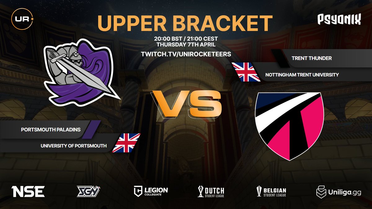 NTU Esports (@ntu_esports) on Twitter photo Our rocket league team could be punching their ticket to the <a href="/UniRocketeers/">UniRocketeers</a> EURC finals if they defeat Portsmouth tonight at 20:00 BST!
twitch.tv/unirocketeers?… Our rocket league team could be punching their ticket to the <a href="/UniRocketeers/">UniRocketeers</a> EURC finals if they defeat Portsmouth tonight at 20:00 BST!
twitch.tv/unirocketeers?…