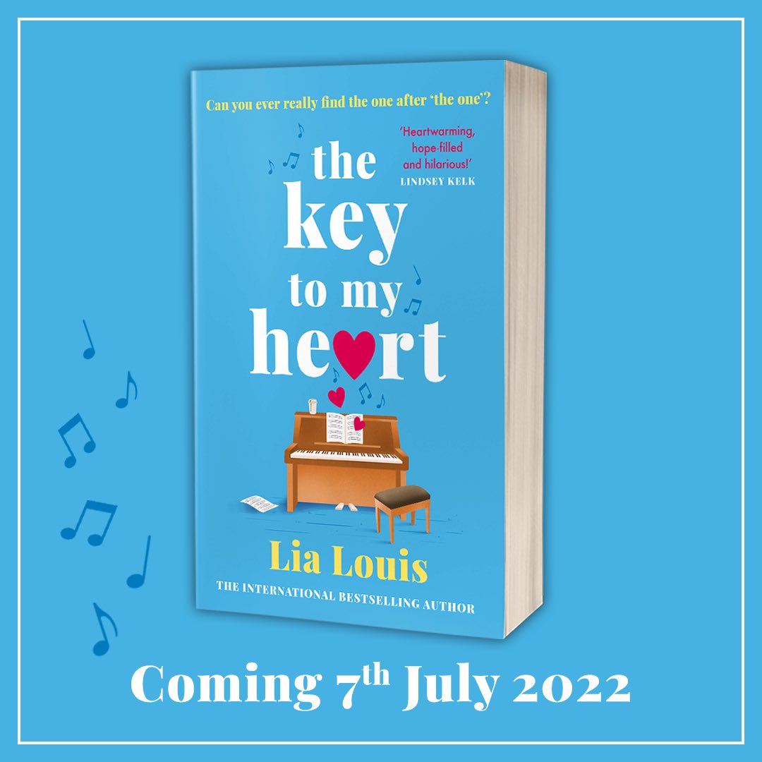 LisforLia's tweet photo. 🎶♥️ OMG I’m so excited to reveal the U.K. cover of my new book THE KEY TO MY HEART, a love story about a young widow who starts being left mystery music at a train station piano!

I’d love you forever if you’d preorder! It help authors so much! Thank u♥️
https://t.co/0izwHRpEwp https://t.co/NEEdMQbbr7