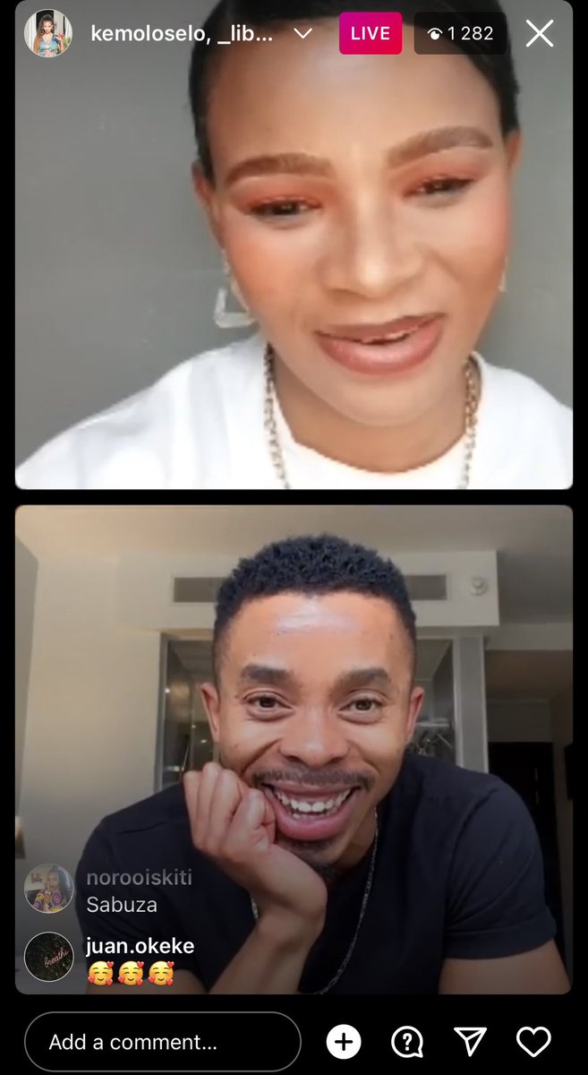 __NadiaN's tweet image. Libo on IG live!

#BBMzansi #Libo𓃵 #LiboTheBrand