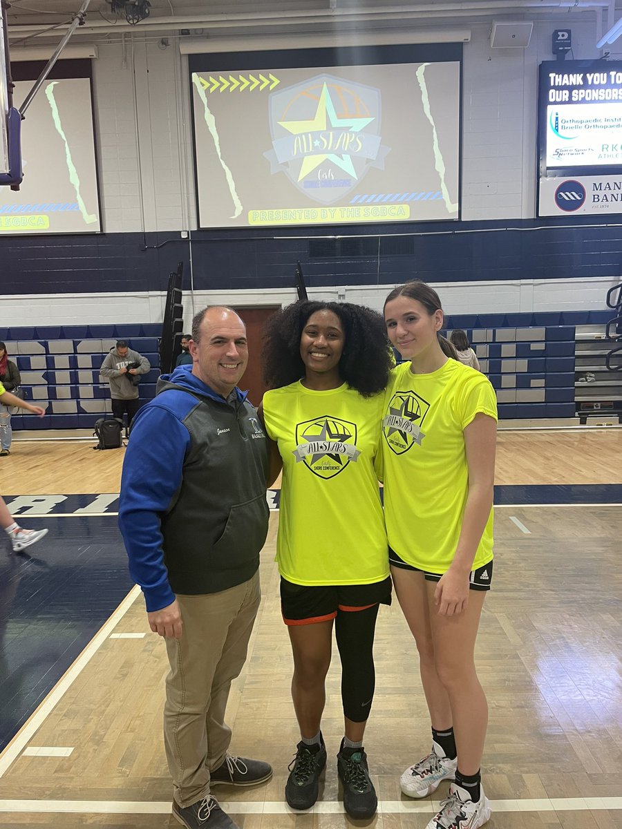What a great night to celebrate <a href="/oliviaconroy27/">Olivia Conroy</a> and <a href="/kurlyhead32/">Kya Joseph</a> and all the other deserving seniors at the Shore Conference Senior All Star Game. @donovancatholi1 <a href="/DonovanGriffins/">Donovan Catholic</a>