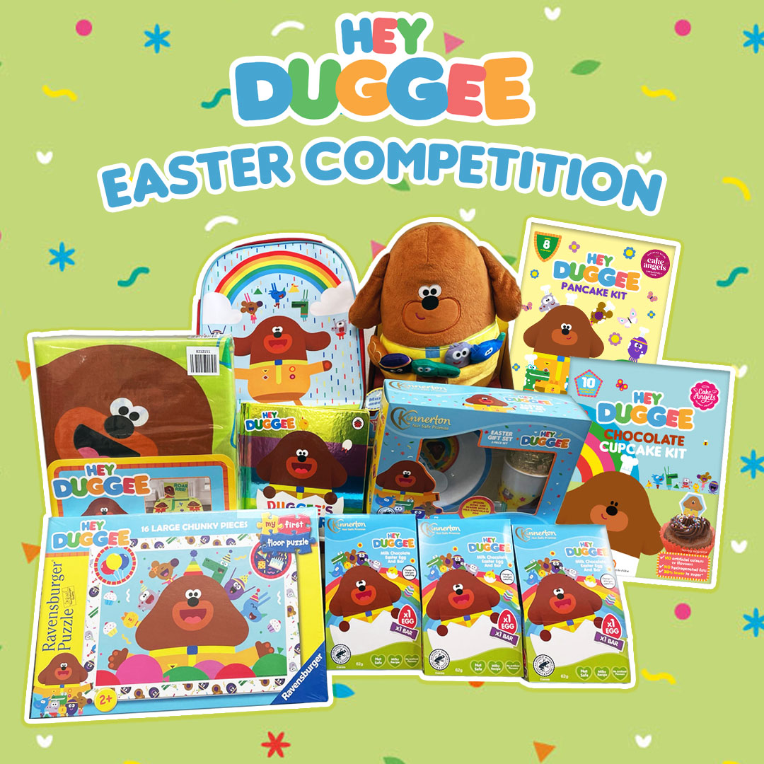 Cake_Angels's tweet photo. 🐰 COMPETITION! 🐣
We're hoppin' into Easter with this Hey Duggee competition. Fancy winning all of this? Enter here! https://t.co/LVnncqLbH9

This competition closes @ 9am GMT 14/04/22. Full T&amp;C's on our website. #heyduggee #competition #giveaway #easter #duggee #easteregg https://t.co/vq4fDkrtqW