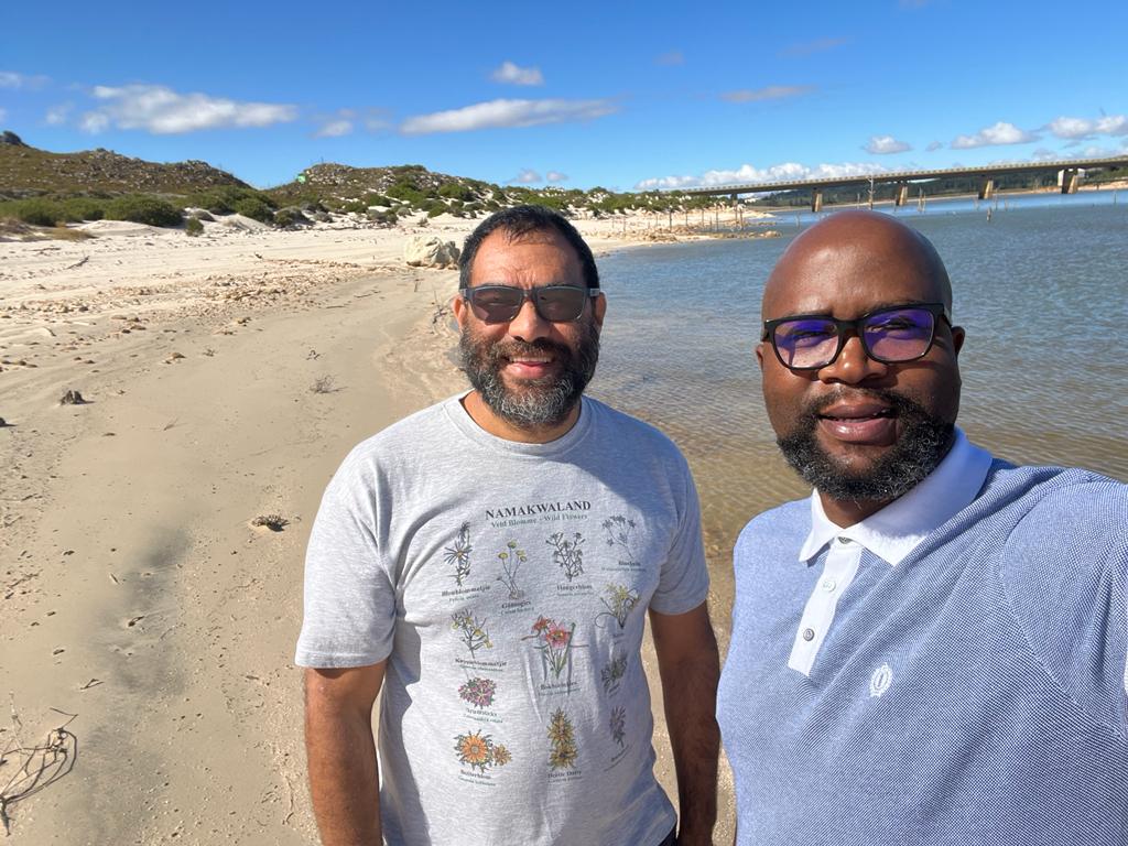 BotSocSA's tweet photo. Our BotSoc Chair Bongani Mnisi and Conservation Manager Rupert Koopman took to the road to visit some of our branches - stopping off to meet the members of the Garden Route Branch in George and the Southern Overberg BotSoc Branch members in Napier. https://t.co/QUbToL8DAi