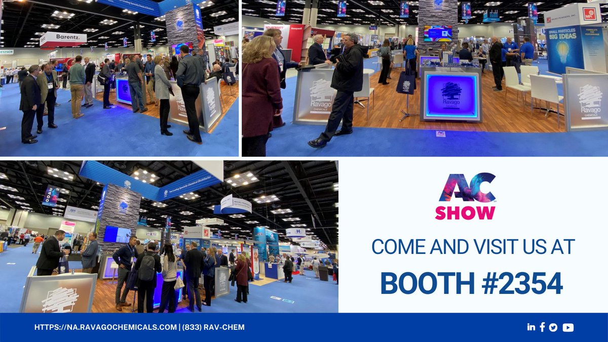 RavagoChem's tweet photo. Day 3 of 3

What an amazing event! 👏
Today is the last day of the American Coating Show. If you didn't get a chance to stop by our booth, you're in luck - there is still time to visit us at booth #2354.

#ravagochemicals #rcna #ACS2022 #coatings #specialtychemicals #paints https://t.co/JEXrXBW7RS