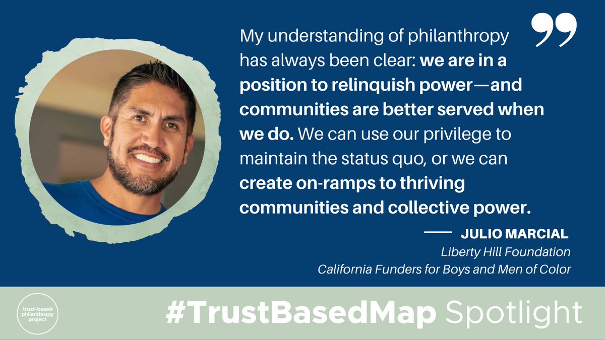 Trust is at the core of our partnerships. VP of Programs @JMarcial8 shares experiences + reflections in this not-to-be-missed #trustbasedstory. A key takeaway: relinquishing power to communities is central to the work of #philanthropy: libhill.co/3n6.