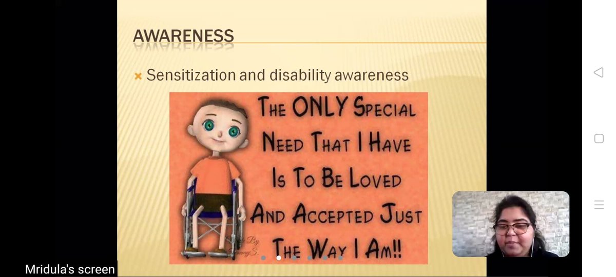 Ilightcomms's tweet photo. Very Insightful session by Dr. Mridula Dua on Disabilities in Children - Challenges and Solutions
#ChildrensRights #WorldHealthDay2022 #EducationForAll #equality #VoiceThatMatters #ILightGlobal https://t.co/K9Db3sl0MJ