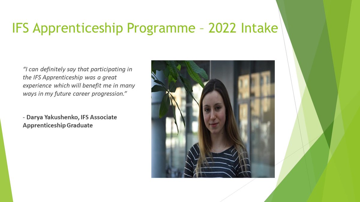 IFSApprentice's tweet photo. There is less than 4 days left to register for this year intake of IFS Apprentices.  Applications close at midnight on 10th April.  To apply please click on the link below. https://t.co/GYJQjFV4y2 https://t.co/X5H65VYxri