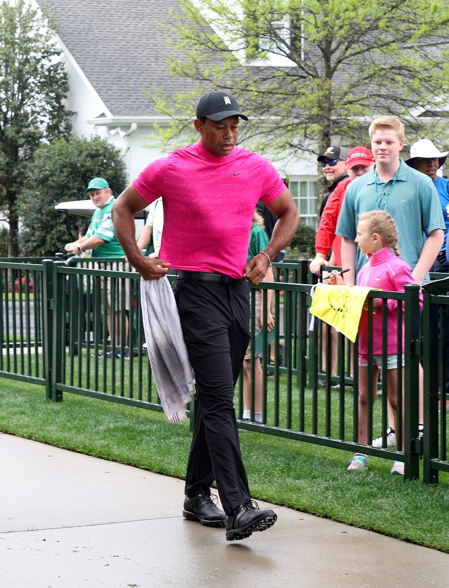Tiger will shoot ___ today.