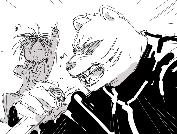 ラッパー関口雑落書き 