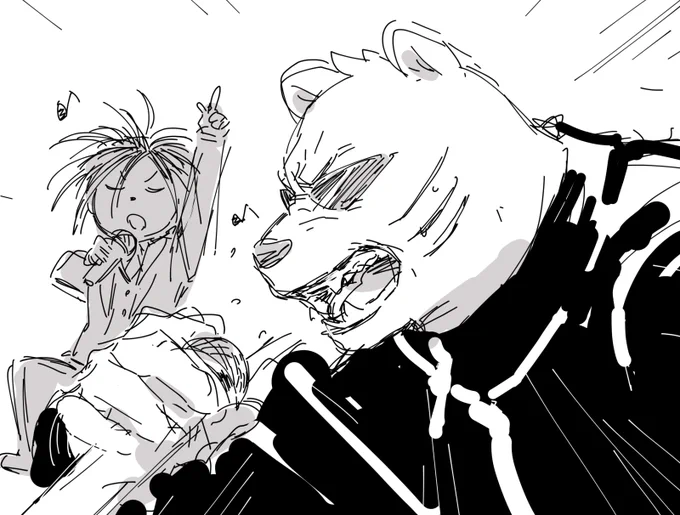 ラッパー関口雑落書き 