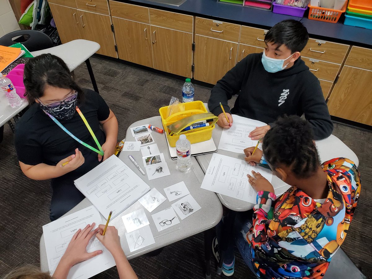 AstridNovak's tweet photo. Doing a little sorting action for reflection &amp; refraction using a graphic organizer to get it done!
@FranconeElem @CFISDScience #falconssoar #5thgrade #handsonlearning #iteachscience https://t.co/b8zbFGBr87
