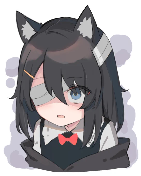 他の猫を撫でて帰った時のイヴちゃん 