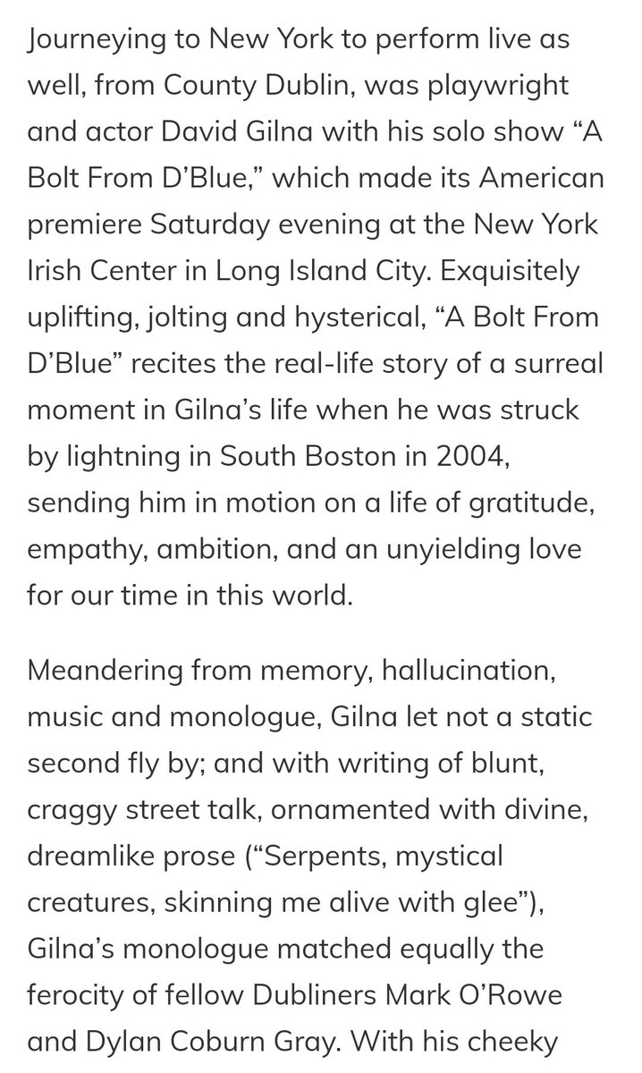 irishplaywright's tweet photo. Tickets On Sale Now for my show A Bolt From D'Blue @IrishCenterPHL @NEIrishCulture Check out the review from the 1st Irish Festival 2022 @OriginTheatre1 from @IrishEcho The Good Fight Continues. Thanks a Thousand for all your support. https://t.co/Wi6qd2Gk5V