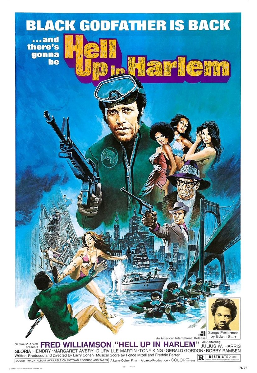 TheFilmFair's tweet photo. #FredWilliamson triple bill #BlackCaesar #HellUpInHarlem #ThatManBolt https://t.co/yvDU6SsNFd