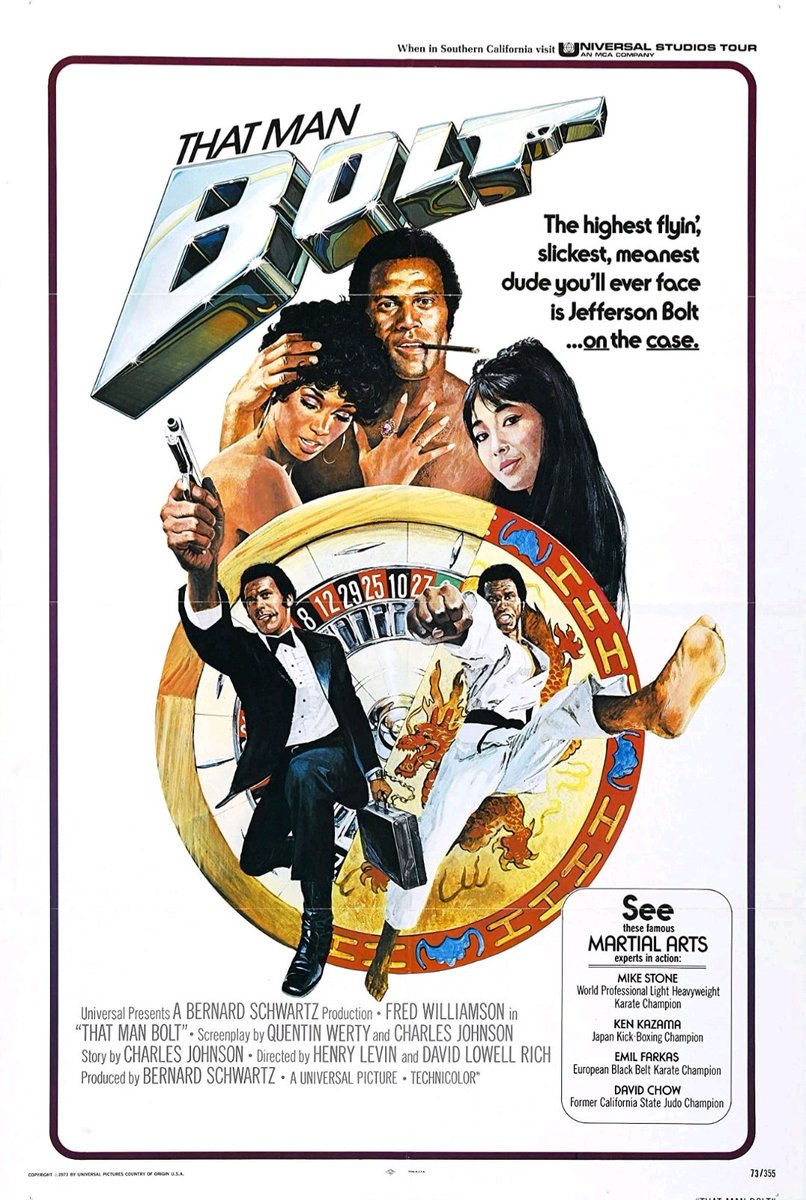 TheFilmFair's tweet photo. #FredWilliamson triple bill #BlackCaesar #HellUpInHarlem #ThatManBolt https://t.co/yvDU6SsNFd