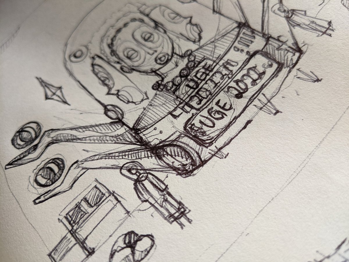 Xelestials_'s tweet photo. The first ingredient to great work is sketching 

#Xelestials #NFT #NFTCommmunity #opensea https://t.co/moq4YOOhRg