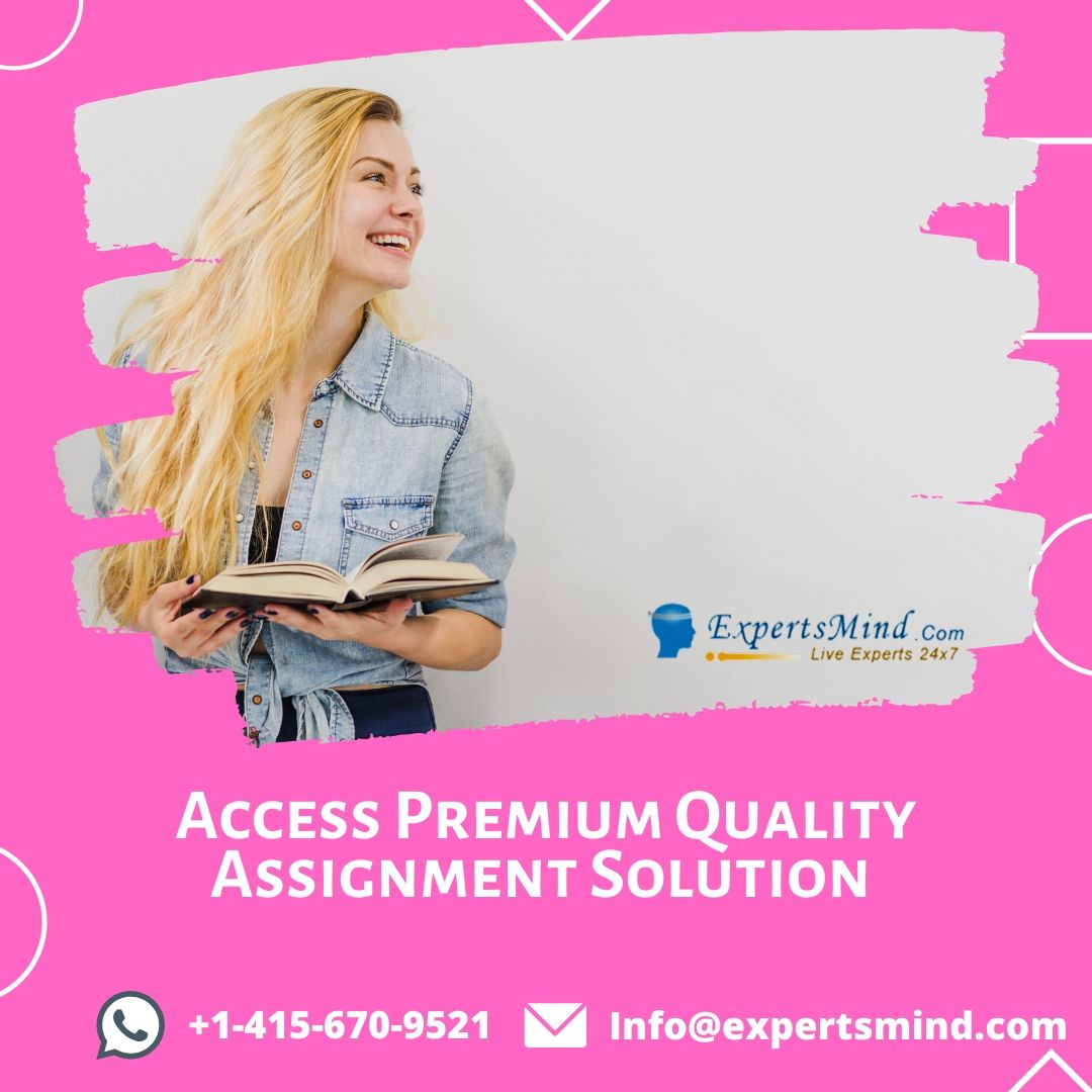 ExpertsMindInc's tweet image. SIT112 Data Science Concepts Assignment Help and Solution, Deakin University - Assessment Writing Service
expertsmind.com/library/sit112…
#SIT112 #DataScienceConcepts #AssignmentHelp #Solution #DeakinUniversity #AssessmentHelp #OnlineTutor #AskTutor #AssessmentWritingService #Australia