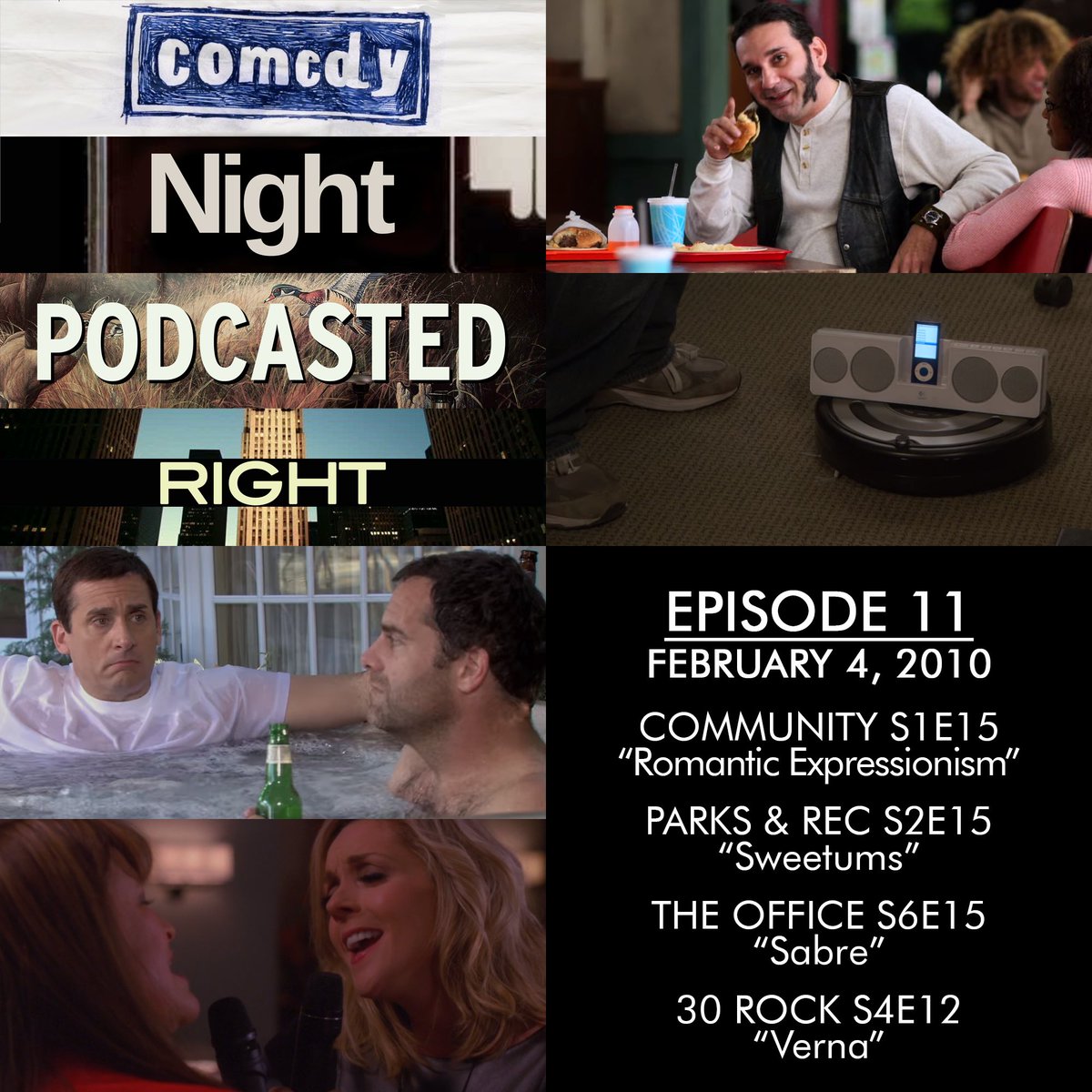 comedynightpod1's tweet photo. https://t.co/pvhkzO6Hh4

Episode 11 is live! Check it out wherever you get podcasts, and tell your friends, family, estranged mother, hippie boyfriend, former boss, or smart-vacuum-that-also-plays-music that they should check it out too! https://t.co/W6tYPy2RDo