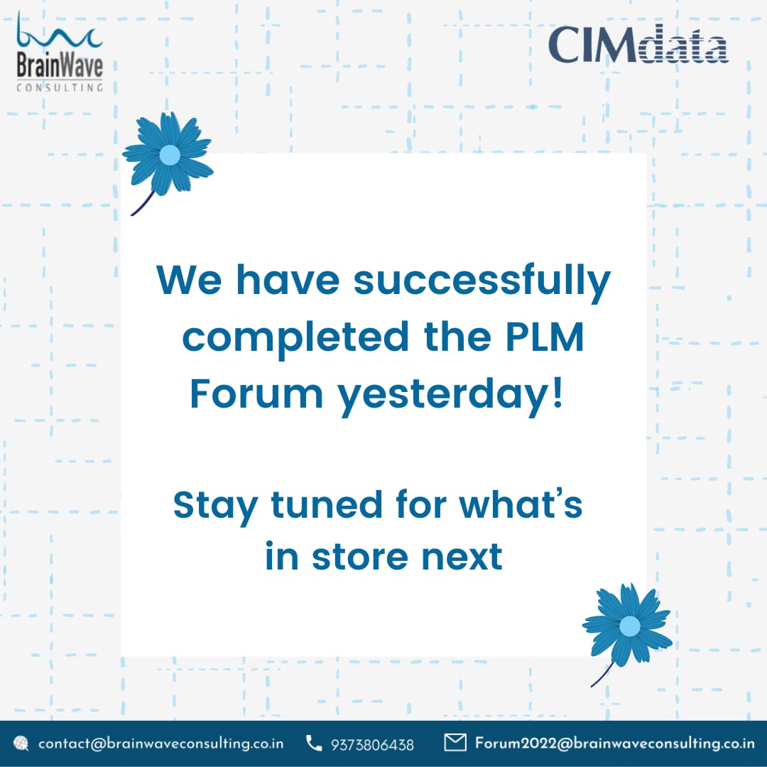 BwcLabs's tweet image. We are pleased to inform you that yesterday we have successfully completed this year's Forum on PLM - CIMdata's  2022 PLM MARKET &amp;amp; INDUSTRY FORUM. 

Stay tuned for more such things!!! 
. 
.
. 
. 
#plm4um #plm #cim #cimdata #bwc #sustainability