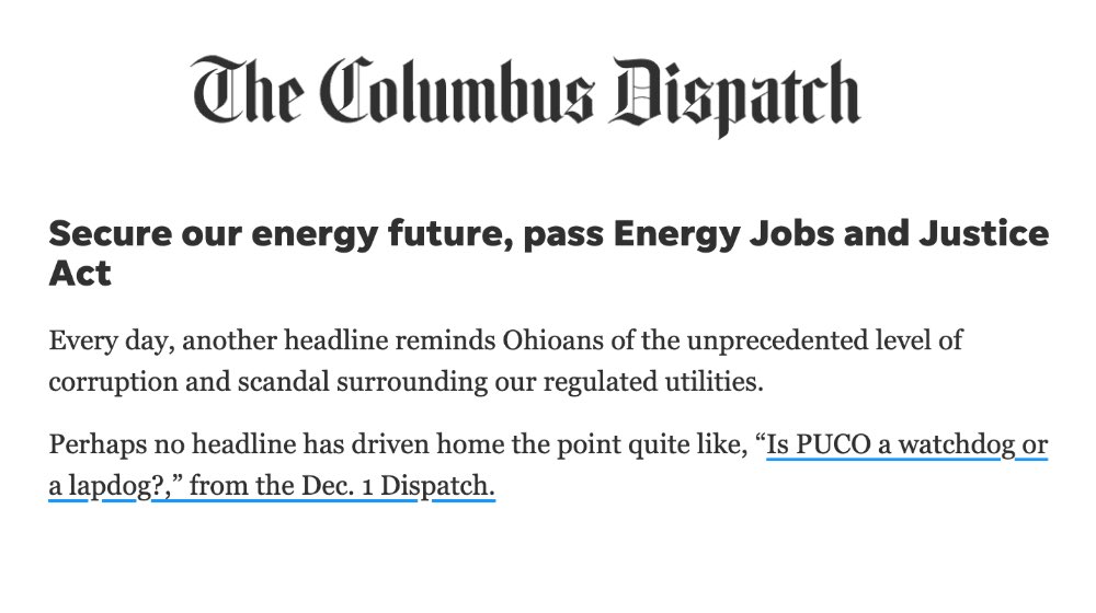 Juanita_Brent's tweet photo. #HB429 Ohioans can’t afford another piecemeal approach or to continue to come up against utility-sponsored roadblocks. We need to build a comprehensive energy policy around equitable solutions that are good for our economy, our communities, and our health. https://t.co/QXc11eq5EE