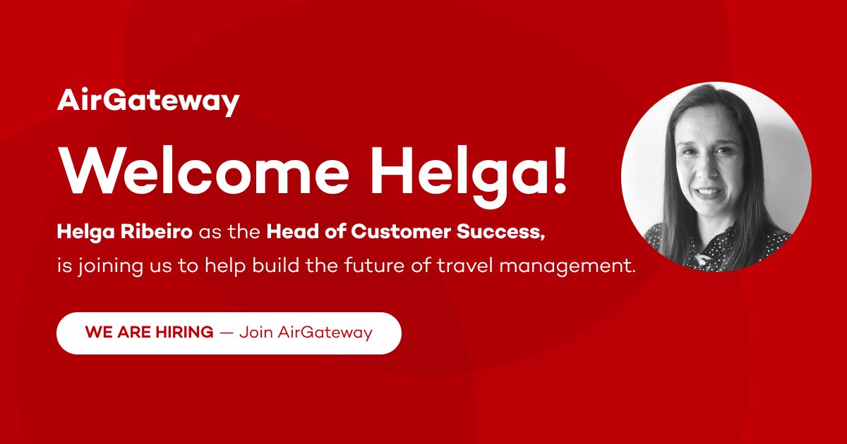 Welcome Helga Ribeiro to our team as Head of Customer Success! #WeAreHiring