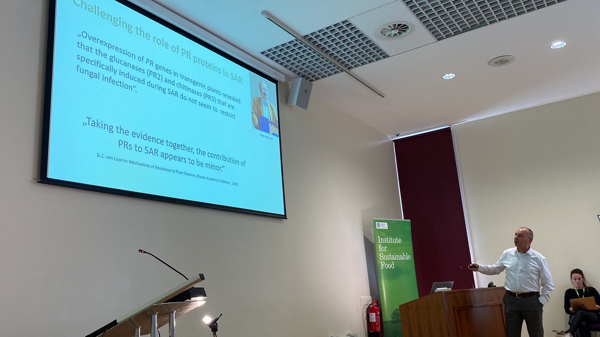 IobcIr's tweet photo. First speaker, walking us through the past of IR and showing new avenues for the future is Uwe Conrath @Uwe_Conrath from @RWTH delivers his talk Defense priming: emergence – establishment – application #IOBCSHEFF https://t.co/xLgM7KJHld