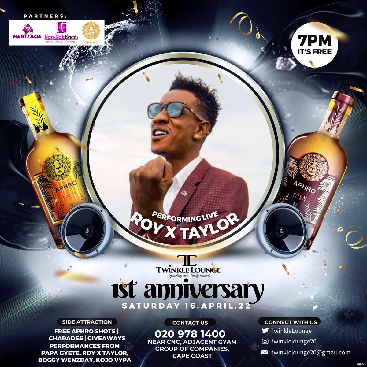 TwinkleLounge's tweet photo. Let’s make a date on Saturday 16th April, 2022. It’s our anniversary!!! 💫 https://t.co/AybVhcDGUh