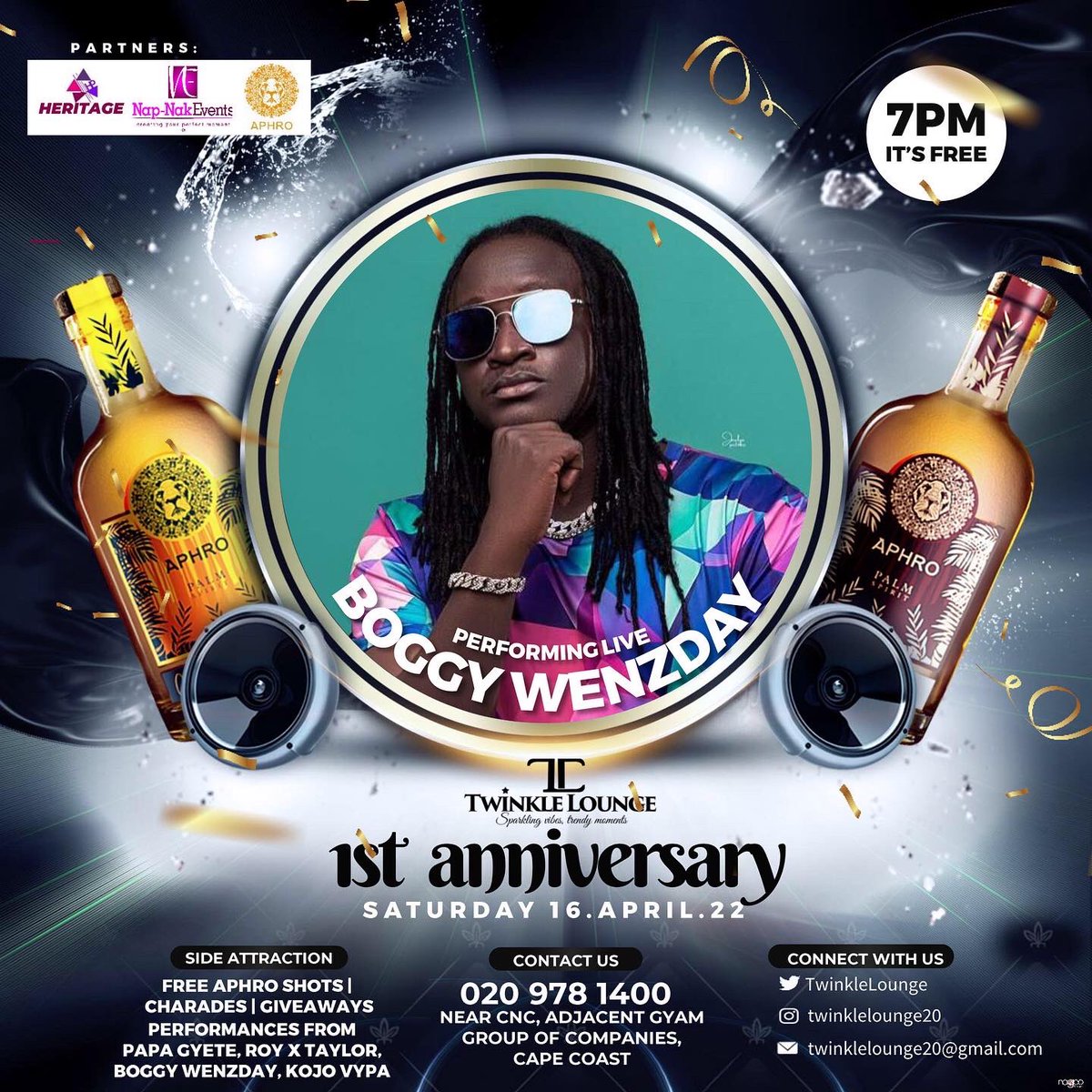 TwinkleLounge's tweet photo. Let’s make a date on Saturday 16th April, 2022. It’s our anniversary!!! 💫 https://t.co/AybVhcDGUh