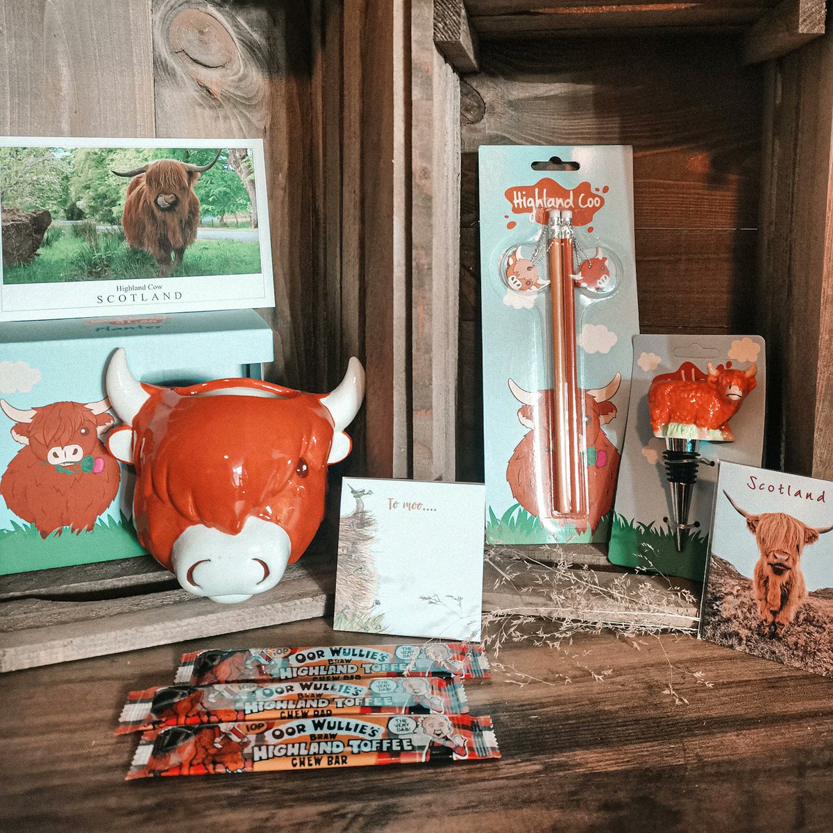 Have you grabbed a #HighlandCoo Adventure box yet? Head to bonnieboxesltd.com to get your Highland Coo #ScotBox from #BonnieBoxesLtd ❤️ #HighlandCows #TravelScotland