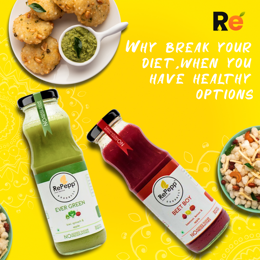 RepeppJuice's tweet photo. Keeping a fast this Navaratri is going to be totally Vrat it. Indulge in the RePepp juices .❤️
#drinkwithpurpose #getrepepped❤️
It's salt-free, spice-free, and Vrat Friendly.
✔️100% natural
✔️Cold Pressed
✔️72 hours shelf life
✔️No artificial Flavours https://t.co/IeF5BLzsZA