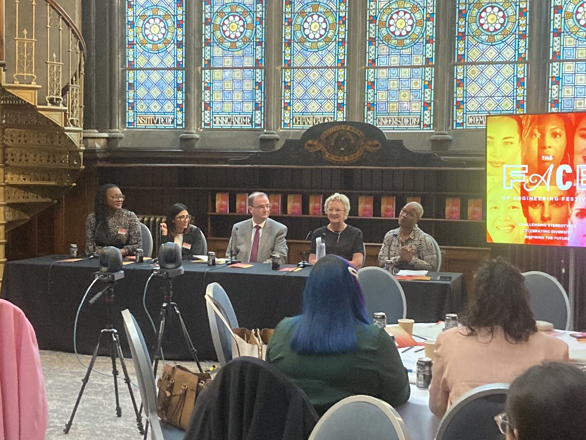kaywilsonwriter's tweet photo. Panel session on innovation &amp; failure- interesting to hear benefits of cracking on with testing prototypes rather than going down years of planning route #thefaceofengineering @TheCommonRoomGN https://t.co/azRiSvTr4A