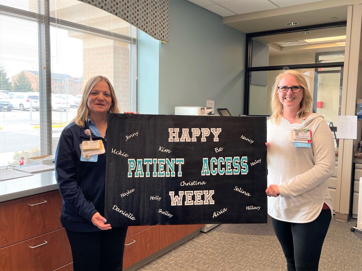ValleyHealth's tweet photo. This week we are celebrating our #PatientAccess professionals. This team handles important scheduling and registration functions at Valley Health. We recognize their role in connecting patients to the care they need and thank them for their dedication! #AccessWeek22 https://t.co/hs0S0jbHTY