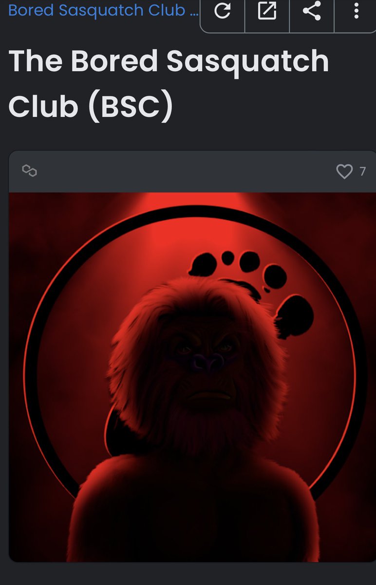 🚨 GIVEAWAY 🚨 

FREE Sasquatch NFT coming your way. All you have to do is Like &amp; RT this post while tagging 2 friends. Good luck! #NFTGiveaway #NFTCommmunity #NFTdrops