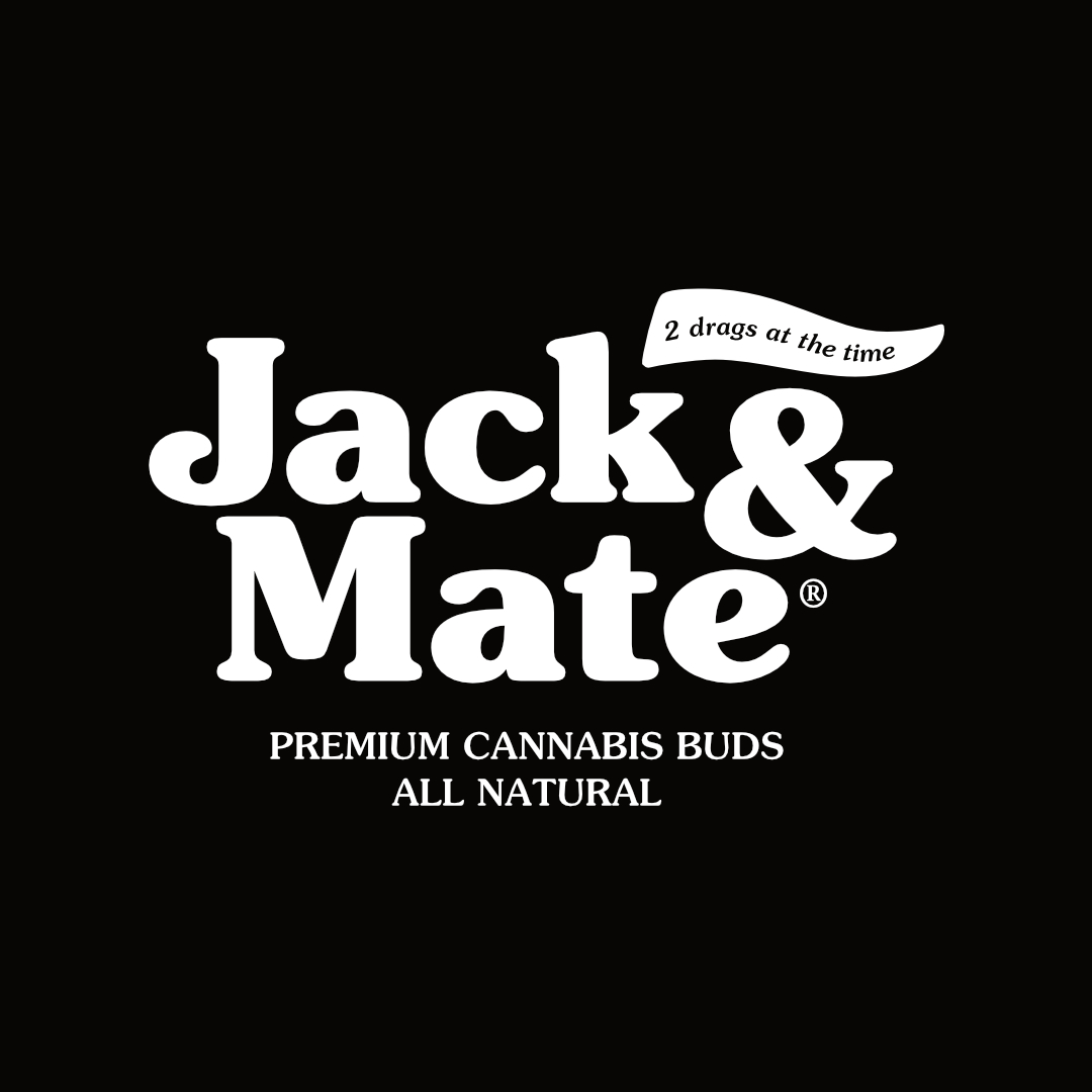 Latest work: "Jack &amp; Mate - 2 drags at the time". Premium cannabis goods. A new branding project by Olex. #branding #identity #logo  #typography #olexagency #jackandmate #cbd #cannabis #austria #madeinaustria
