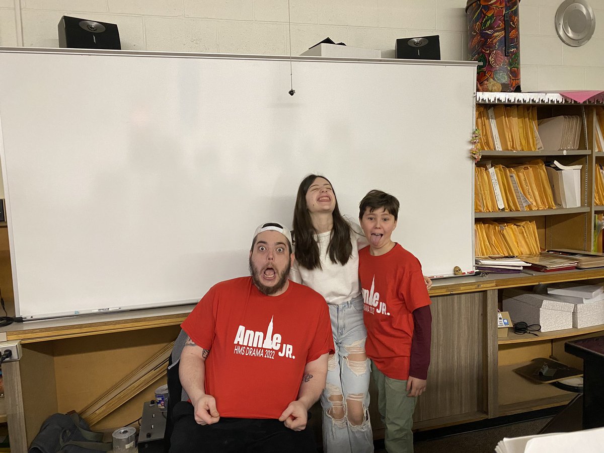 Opening Night of ANNIE tonight at <a href="/HaddonfieldMS/">Haddonfield MS</a>!!!!