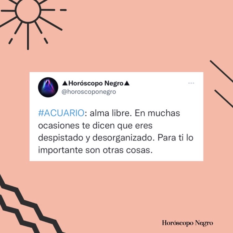 acuario_hn's tweet photo. ✨ Síguenos también en nuestra cuenta de Twitter ➡️ @horoscoponegro https://t.co/0E4QmyaDeI