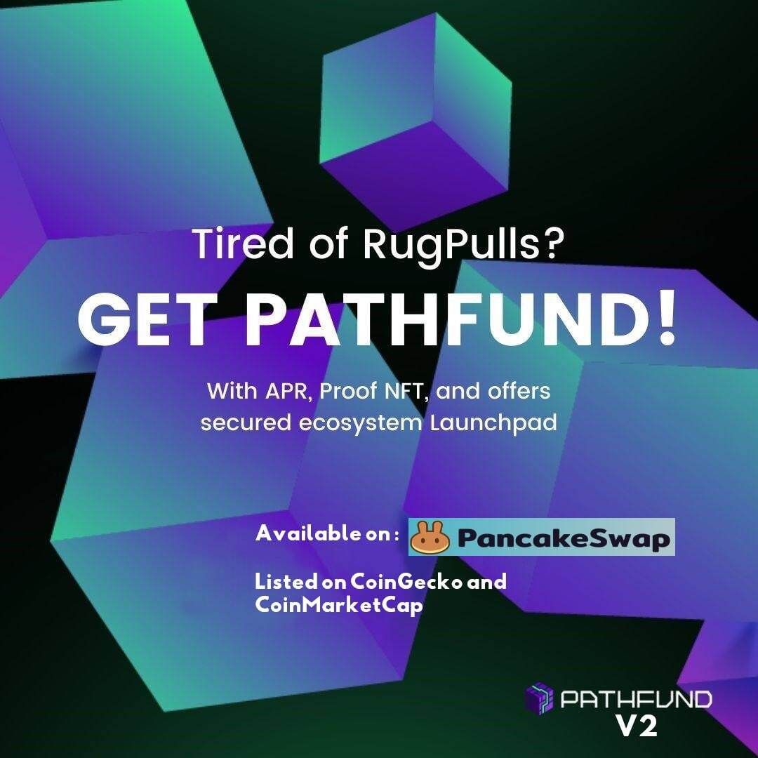 itsjustandyyyy's tweet photo. @LordTJCrypto so is #pathfund V2! Now listed on CoinGecko and CoinMarketCap.  Available to Buy on PanCakeSwap
Check out this #BSCGem utility token.
#purplearmy https://t.co/HbZEaYdBQ5