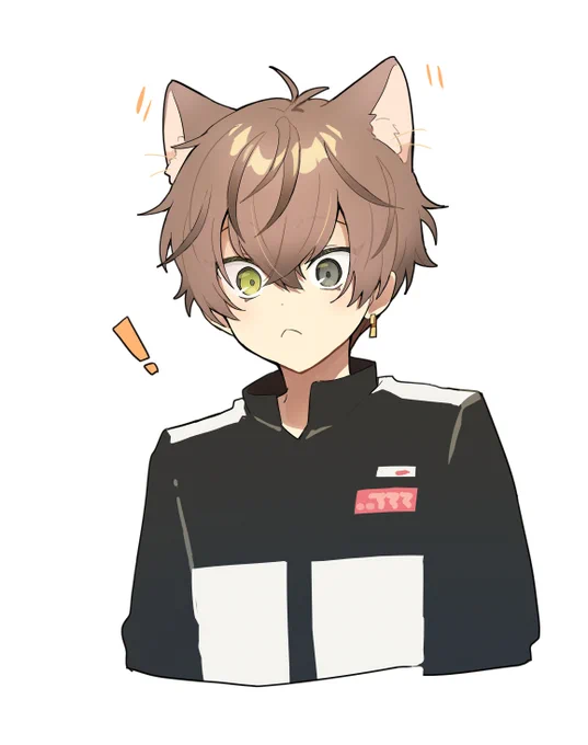 への字口がスペースキャットみがあってとても可愛い🪐🐈  #AlbanKnoxArt 