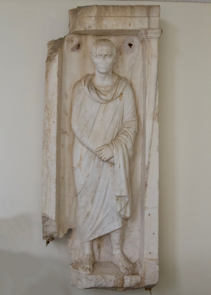 ASCSAthens's tweet photo. This week’s #ASCSA140 #tbt is dedicated to the longest tenured resident of Loring Hall: the grave stele of Damaskenos. The piece was originally discovered in 1894 during construction at Vasilissis Sofias and Merlin, which is now home to the French Embassy of Athens.
1/7 https://t.co/MC1htukCHj