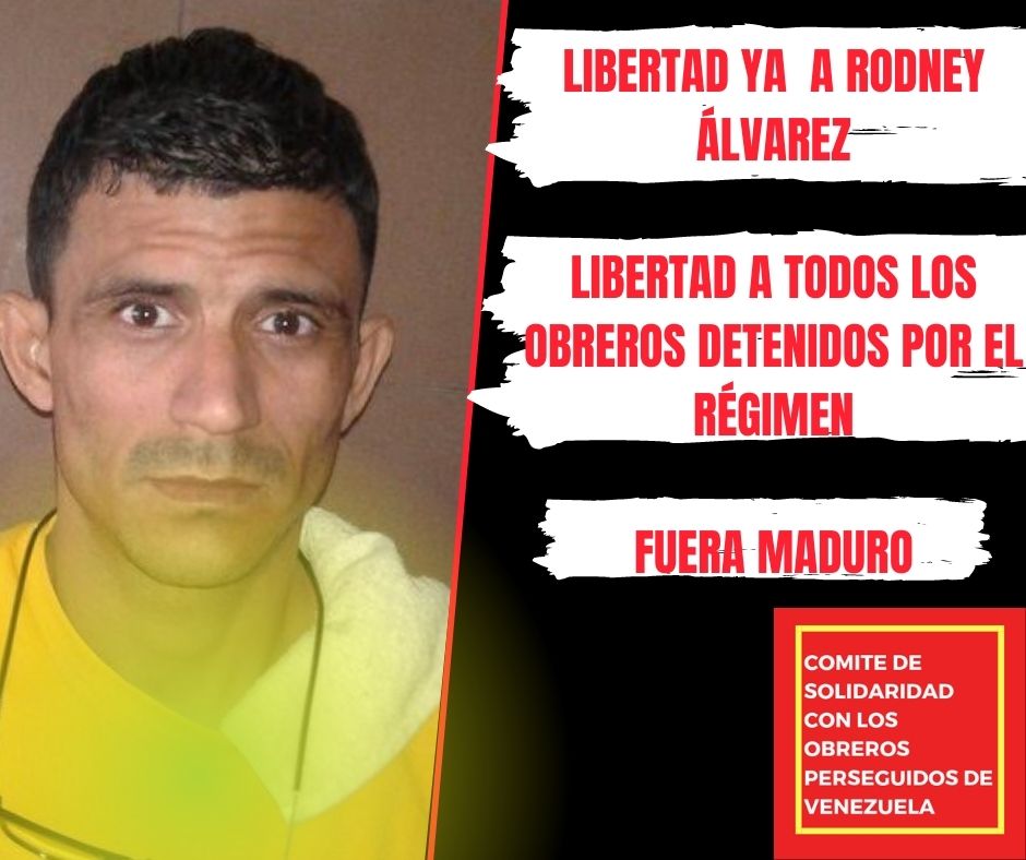 comite_obrero's tweet photo. Es #HOY #LibertadYaARodneyÁlvarez #FueraMaduro @Razonyre @TareckPSUV https://t.co/rnbaZyLN0O