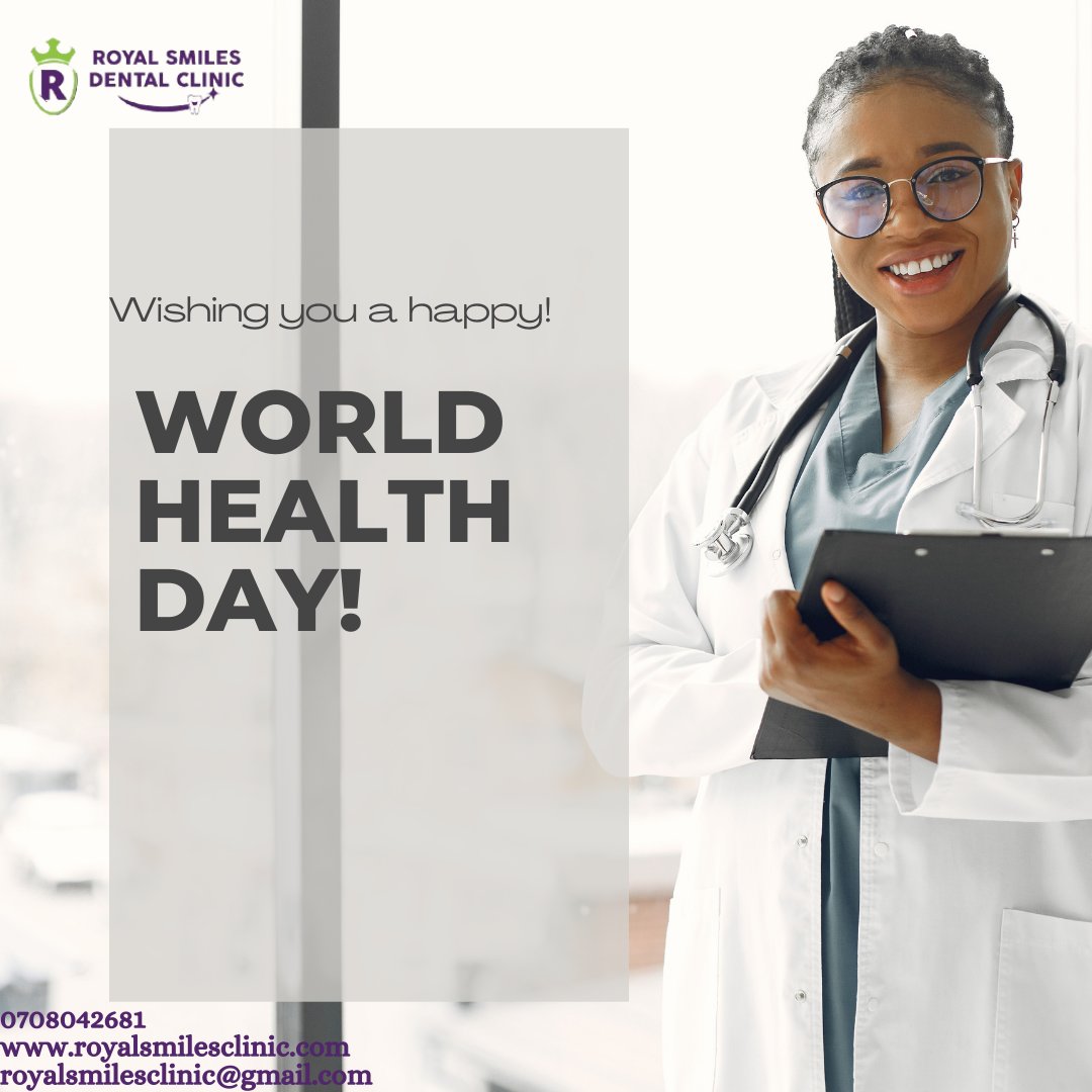 Wishing you a Happy World Health Day✨!

Ruaka-0708042681
Nakuru-0110098527
Machakos-0780324835
Next Gen Mall-0757914088
Garden City-0795803669
Yaya-0745554625
Embakasi-0726354884
Eastlands-0723799316
Kitengela-+254 721 852881

#premiumdentalcare 
#WorldHealthDay2022