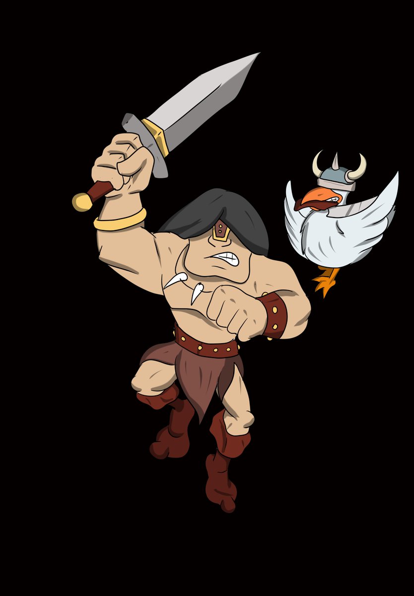 lordjubilus's tweet photo. Conan and Battle Chicken
#conan #conanthebarbarian #chicken #robertehoward #conanchopchop #sdcharacter #barbarian https://t.co/lRVSruvZsA