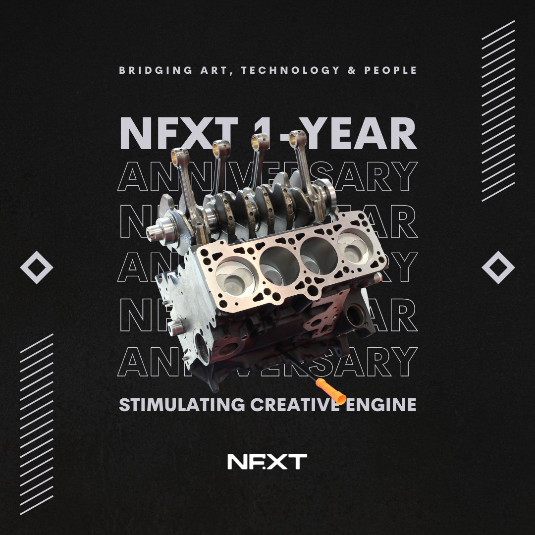 nfxt_io's tweet photo. Last month we've reached our 1st anniversary since we started this whole journey of cultivating passion &amp; the learning of new tech - like the blockchain &amp; NFT - alongside our friends and newcomers to the scene.

#happyanniversaryNFXT #NFXTio #NFTMY #MalaysiaNFT https://t.co/hmjcIY6SL6