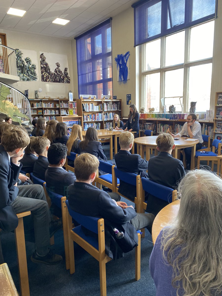 RGSLib1's tweet photo. Final of the House debating competition underway @RiponGrammarSch @RGSLib1 .The motion is “Kindness is more important than truth”. What do you think? #debating #oracy #schoollibraries https://t.co/jXlS9jt3Tr