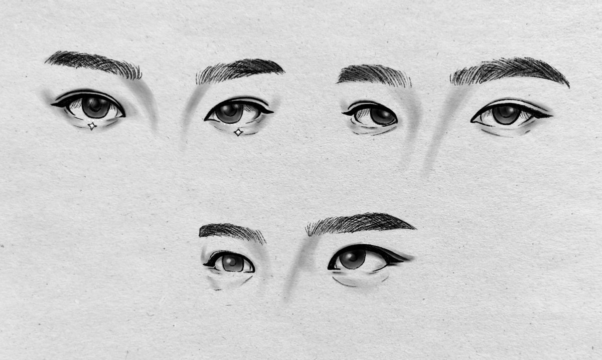 mangiddalgi's tweet photo. park seonghwa eye studies ✍🏻 @ATEEZofficial 

#성화 #SEONGHWA #에이티즈 #ATEEZ #ATEEZfanart https://t.co/2COOumlM51