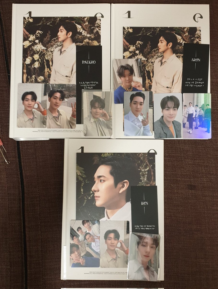 bugidan_yv's tweet photo. Thank you @OnibugibugiJR for the GO ♡ as always, Baekho is always coming home 🤭🤭🤭 glad I managed to snag an OT5 card too!

The JR and Minhyun POBs though 😍😍😍 need more luck for my album PCs though. https://t.co/jGPFUc040g
