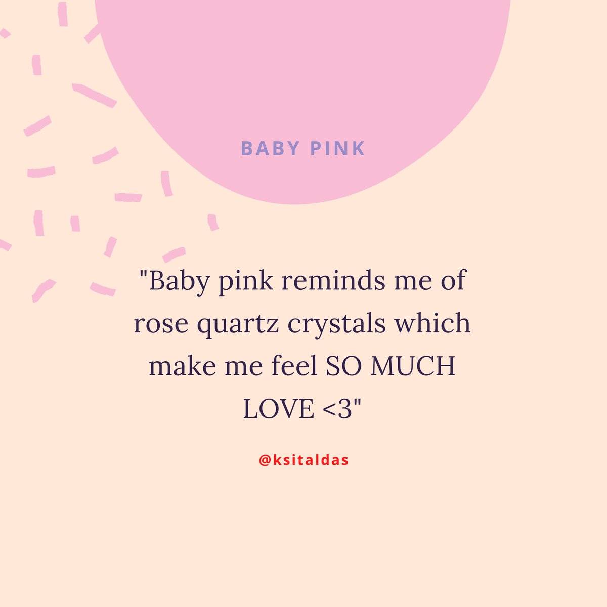 We’re loving all the #coloursofjoy you’re sharing with us, please keep ‘em coming! <a href="/ksitaldas/">Gizelle ♌️♉️♎️ | Starry Starry Vibes Astrology🧋</a> we’re huge fans of baby pink and rose quartz crystals too, so purty! 💖 Submit your colour of joy here: bit.ly/coloursofjoy 🎨 #nftcommunity #nftart #womeninnfts